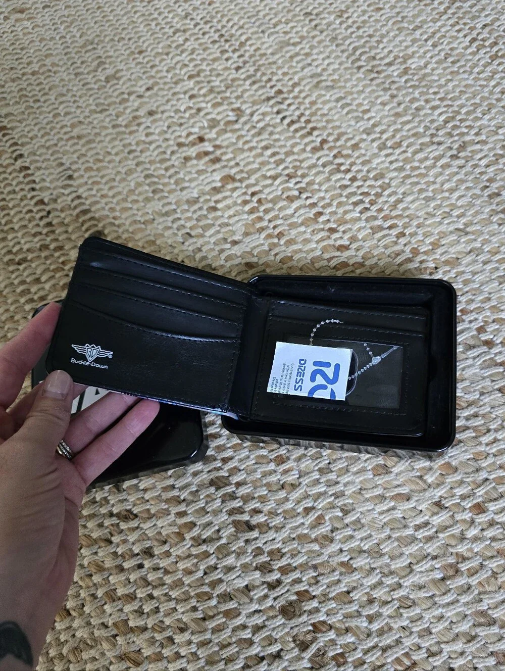 NWT! Star Wars R2-D2 Wallet in Blue and White with Logo Tin